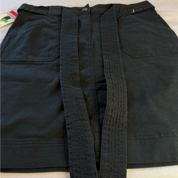 Kersh Woven Utility Skirt with Belt | Black - Picture 10 of 12